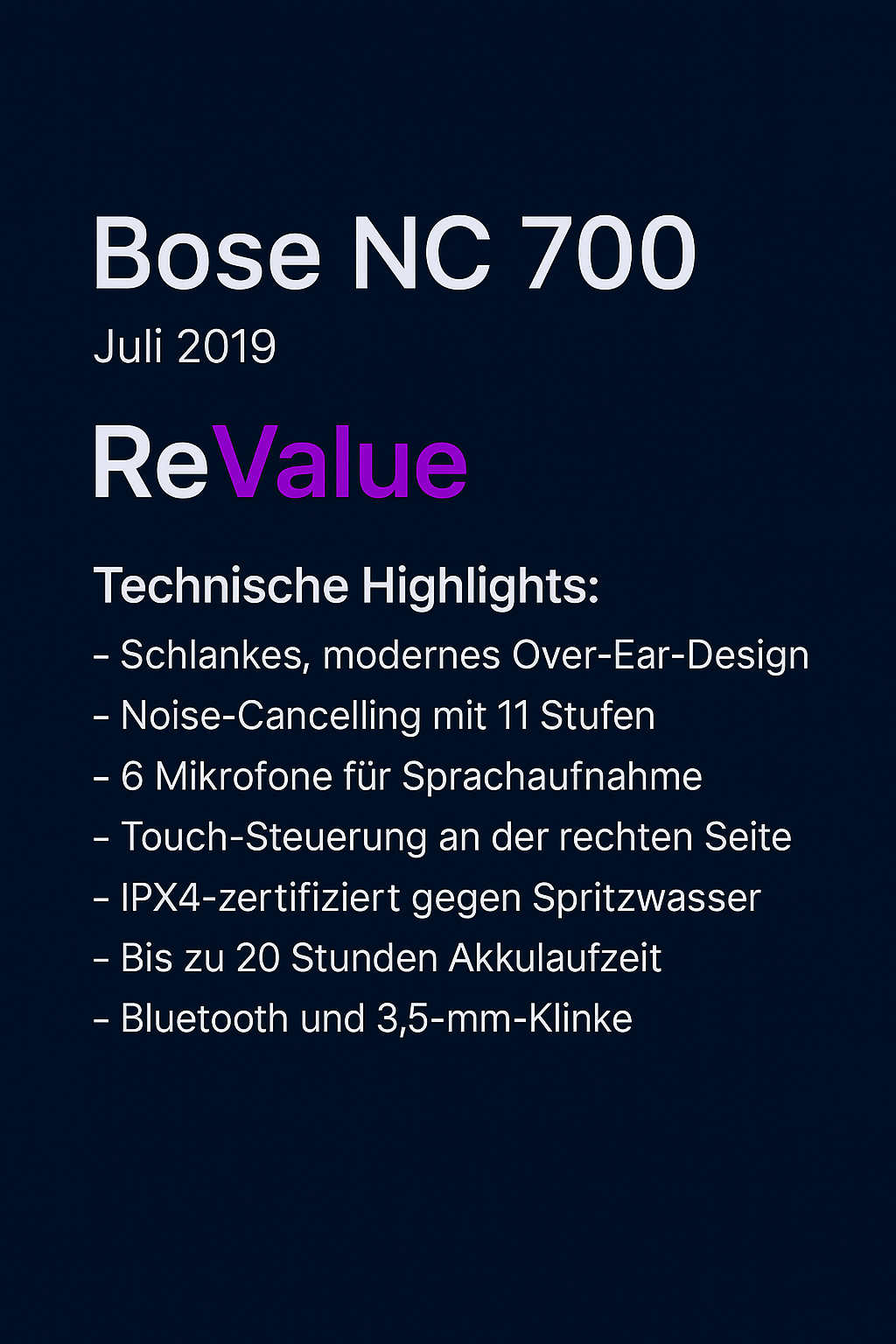 Bose 700 Noise Cancelling | Over-Ear Kopfhörer Bluetooth