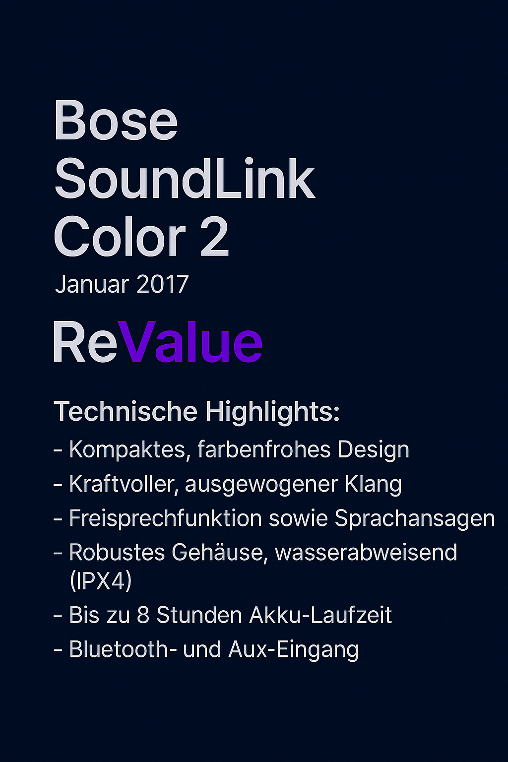 Bose SoundLink Color II Rot | Bluetooth Lautsprecher